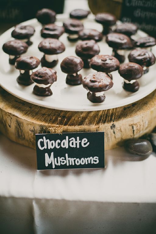 Chocolate dessert mushrooms-B. Lovely Events
