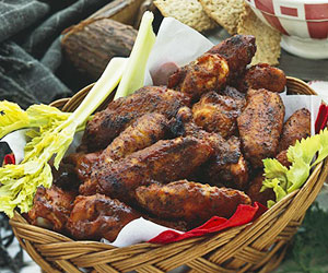 spicy-bbq-chicken-wings, free recipe-blovelyevents.com