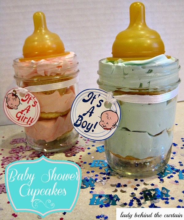 baby bottle cupcakes