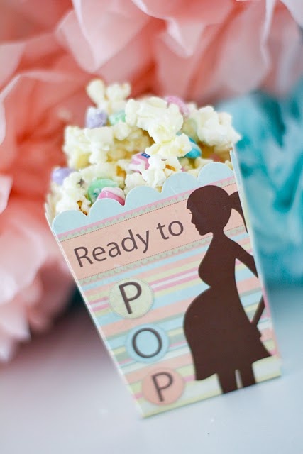 baby shower treats popcorn-ready to pop