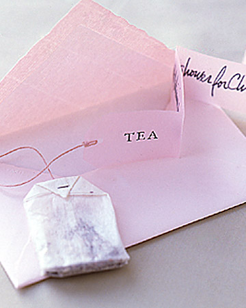 Tea party invitations for Bridal shower