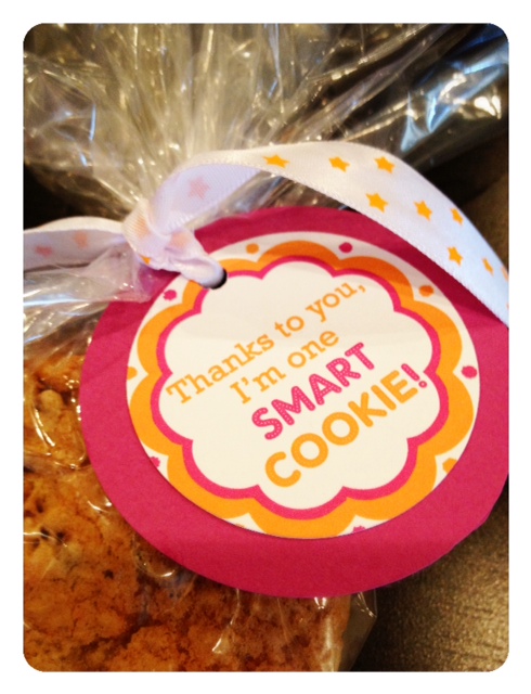 Smart cookie favors for grad party