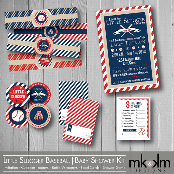 Baseball Baby Shower Printables