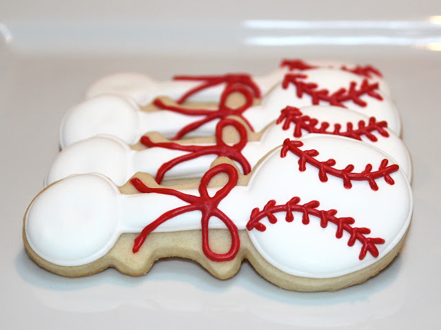 baseball rattle cookies!