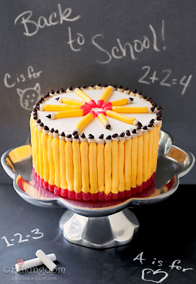 DIY Back to School Candy Pencil Cake!