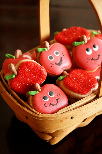 These cookie apples are sooo cute!